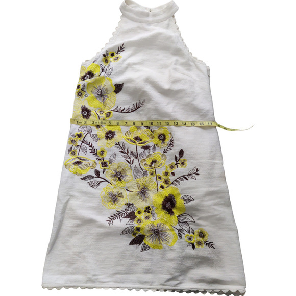 Anthropology, Mauve Sunflower Razorback Embroider Dress Size 4 #1312 - Picture 11 of 11